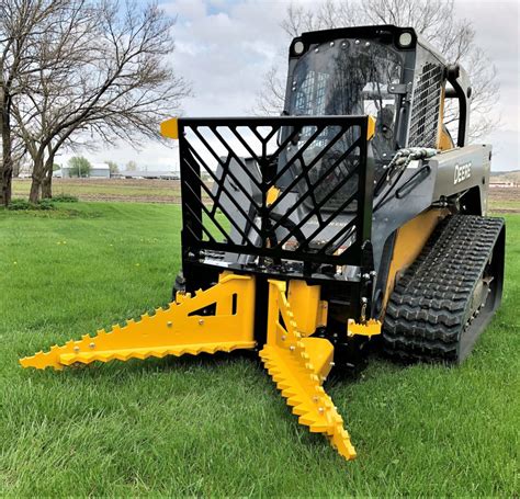 mini skid steer tree puller|best skid steer tree puller.